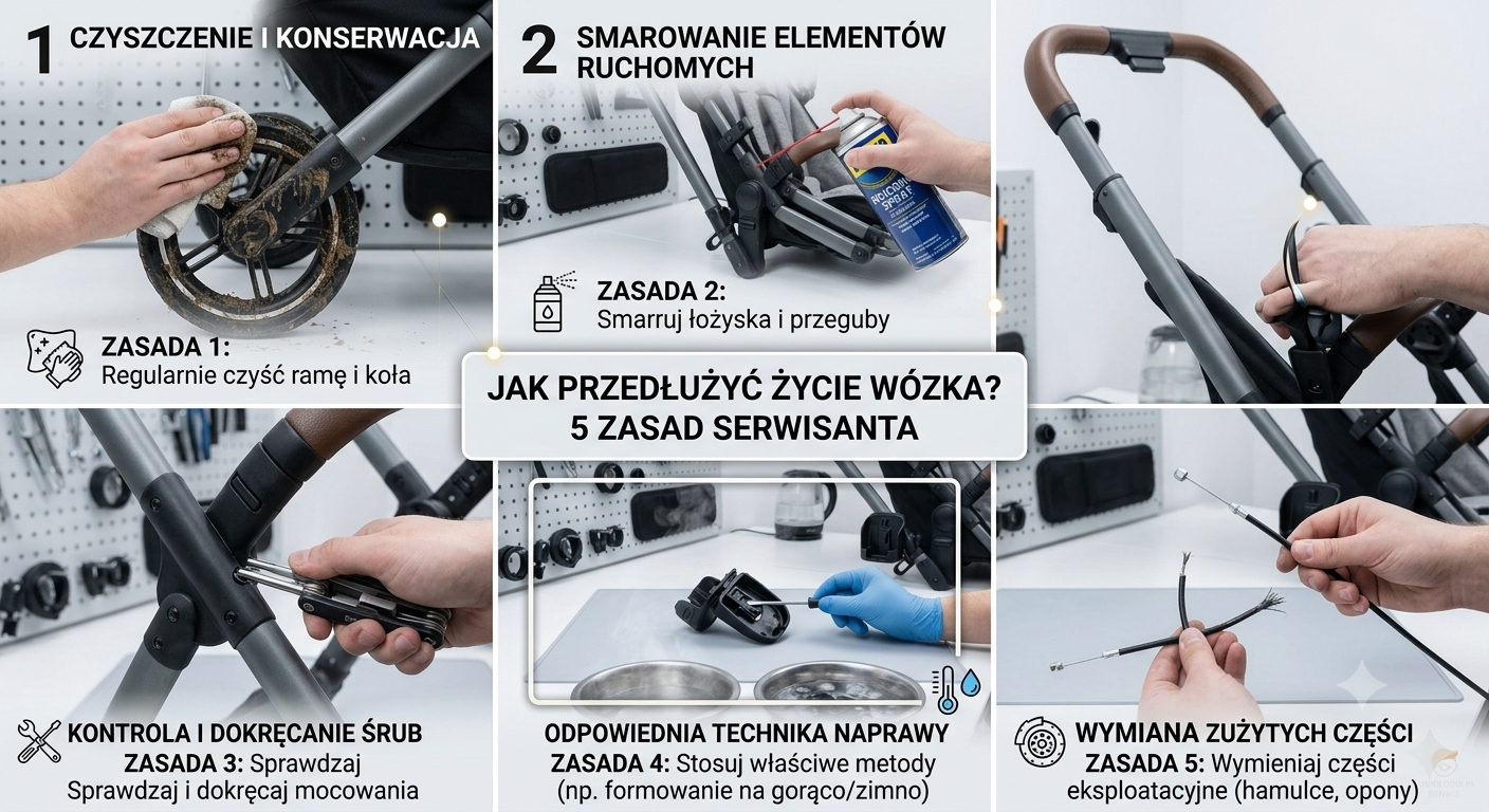 konserwacja wózka dziecięcego