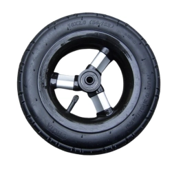 Koło, kółko do wózka 10x2.0 [3-R] CZARNE, TAKO JUMPER X, CAPTIVA, pompowane