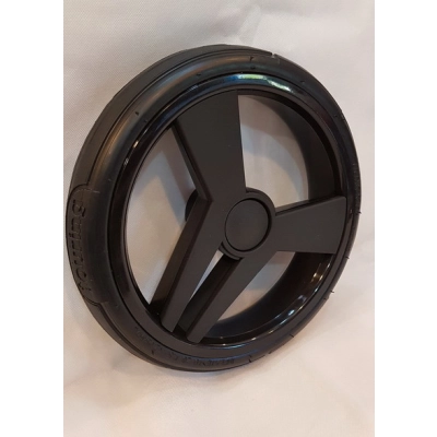 Kółko do wózka 60x230 (285mm) ŻELOWE model Tesla, CZARNE, do wózków Junama