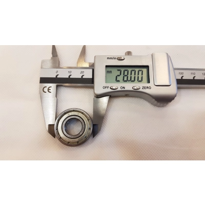 Łożysko do kółek w wózkach 6001Z (28mm)