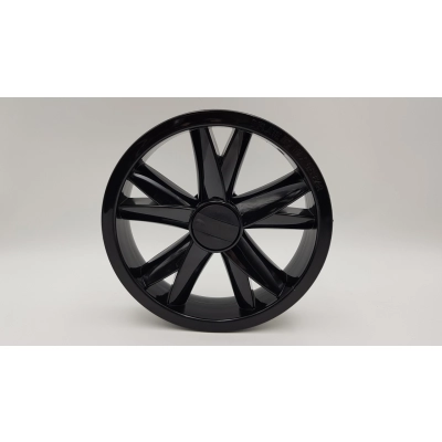 Obręcz, felga nożyce (kółko) do wózka 12 1/2 x 2 1/4 cala (tył) CZARNA