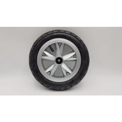 Kółko do wózka, felga NOŻYCE SREBRNA 10x1.75 lub 10x2.0 (przód) pompowane