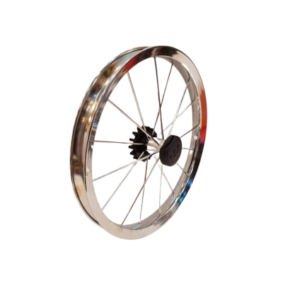 Obręcz CHROM do wózka 14 cali (14x1 3/8 x1 5/8) TAKO DALGA, ACOUSTIC