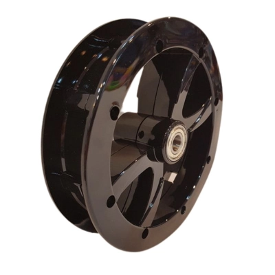 Obręcz, felga do wózka 10x1.75 H165 CZARNA (przód), EXPANDER MONDO, RIKO (kółko)