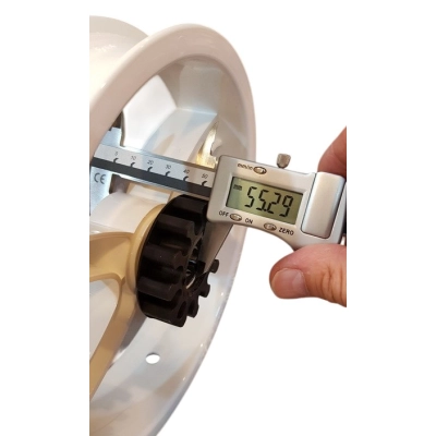 Obręcz, felga do wózka, 12 1/2 x 2 1/4 cala (tył) BIAŁA H220, EXPANDER MONDO, RIKO (kółko)