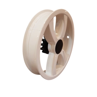 Obręcz, felga do wózka, 12 1/2 x 2 1/4 cala (tył) BIAŁA H220, EXPANDER MONDO, RIKO (kółko)