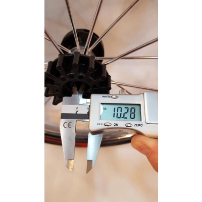 Obręcz, felga CHROM do wózka 14 cali (14x1 3/8 x1 5/8) TAKO