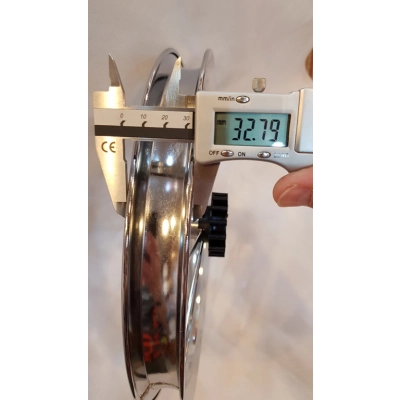 Obręcz, felga CHROM do wózka 14 cali (14x1 3/8 x1 5/8) TAKO