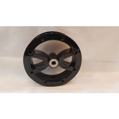 Obręcz, felga do wózka 10x1.75 H220 CZARNA (przód), EXPANDER MONDO, RIKO