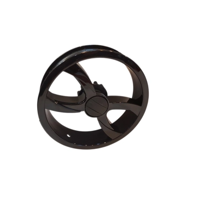 Obręcz, felga do wózka, 12 1/2 x 2 1/4 cala (tył) CZARNA H220, EXPANDER MONDO, RIKO (kółko)