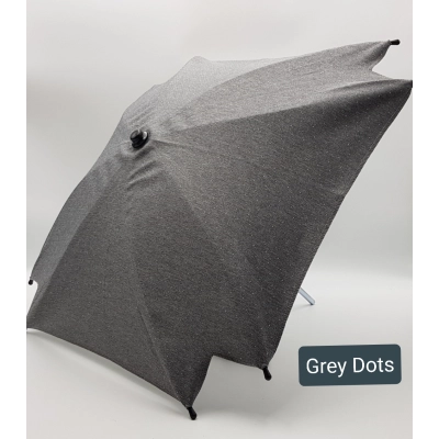 Parasolka do wózka, kol.GREY DOTS (wys.24h), uniwersalna. Najwyższa jakość!