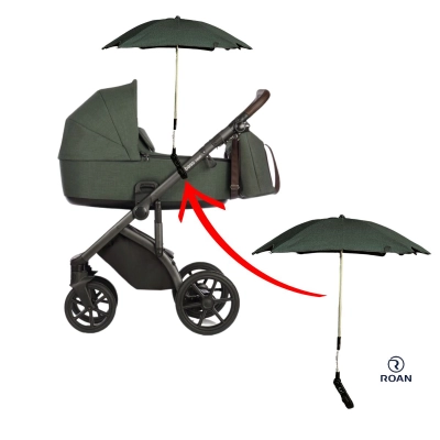 Parasolka do wózka ROAN Bass Next NIGHT GREEN. Oryginalna ROAN.