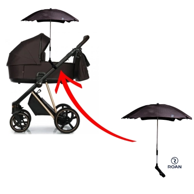 Parasolka do wózka ROAN Ivi 2.0 CHOCO. Oryginalna ROAN.