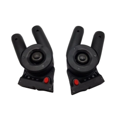 Regulacja, mocowanie budki w spacerówce Roan Bloom, komplet CZARNY Regulacja, mocowanie budki w spacerówce Roan Bloom, komplet CZARNY