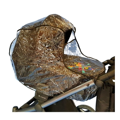 Folia Przeciwdeszczowa na gondolę i spacerówkę, osłona przeciwdeszczowa, mocna!