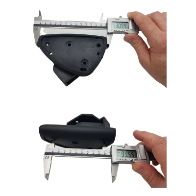 Kieszeń mocowania kasety gondoli i spacerówki, click-click, CZARNA, L+P