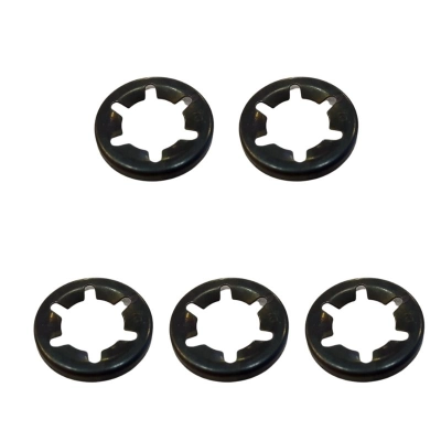 5x Podkładka GWIAZDKA, samozaciskowa do osi wózków o gr.10mm