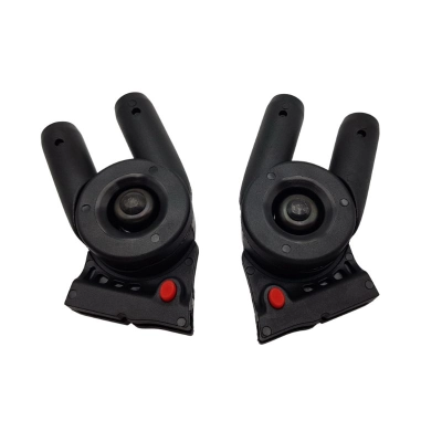 Regulacja, mocowanie budki w spacerówce Roan Bloom, komplet CZARNY