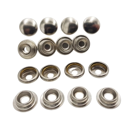 Zatrzaski dwustronne, napy do tapicerki wózka, zestaw naprawczy (16 elementów)