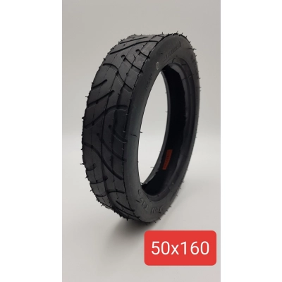 OPONA i dętka do wózka 50x160 CZARNA S-266 Deli Tyre, 50/160
