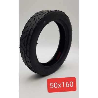 OPONA i dętka do wózka 50x160 CZARNA S-266 Deli Tyre, 50/160