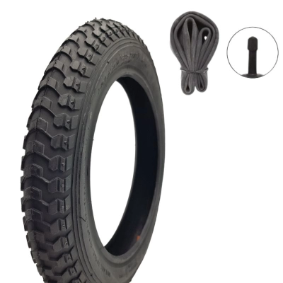 OPONA i dętka do wózka 12 1/2 x 2 1/4 cala, 62-203 CZARNA S-102