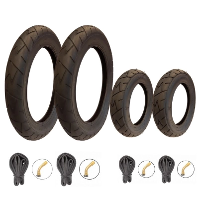 Opony i dętki GW do wózka Adamex Barletta 12 1/2x1.75 + 10x1.75 - komplet 4+4szt