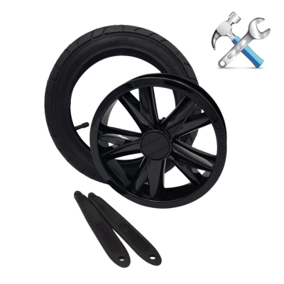 USŁUGA - Wymiana OPONY w kółku do wózka (1szt) wysyłkowa lub na miejscu