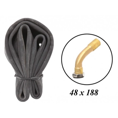 Dętka do wózka 48x188, 48/188 ROAN Bass i inne (wygięty wentyl)