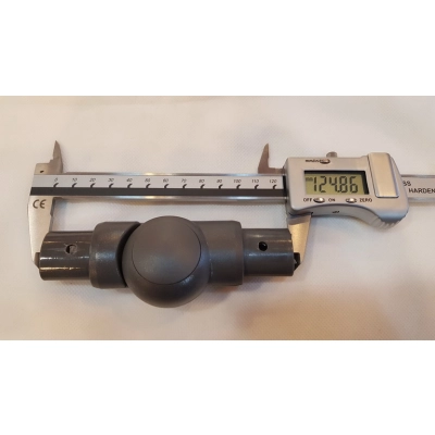 Wymiary Regulacji podnóżka w spacerówce TAKO [owal - owal]