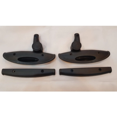 Regulacja, mocowanie budki w gondoli TAKO, komplet (2szt prawa i lewa strona) łódka, CZARNE