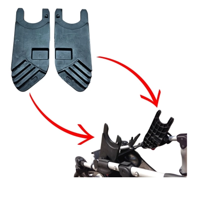 UŻYWANE - Adaptery do mocowania gondoli wózka Xlander XA, używane, ORYGINALNE