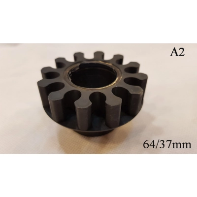 Zębatka hamulcowa, hamulec | Typ A2 | (64/37mm) Grube Zęby