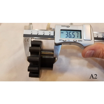 Zębatka hamulcowa, hamulec | Typ A2 | (64/37mm) Grube Zęby