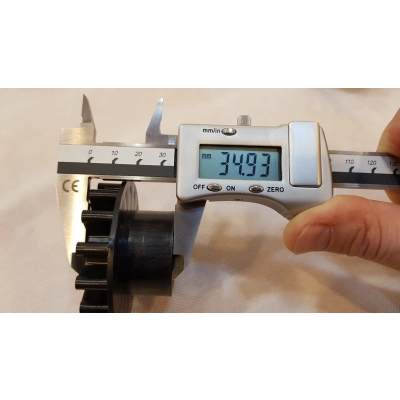 Zębatka hamulcowa, hamulec | Typ B2 | (60(69)/35mm) Cienkie Zęby