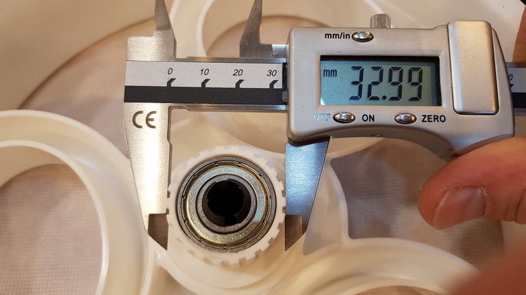 Kształt piasty pod zębatkę C2