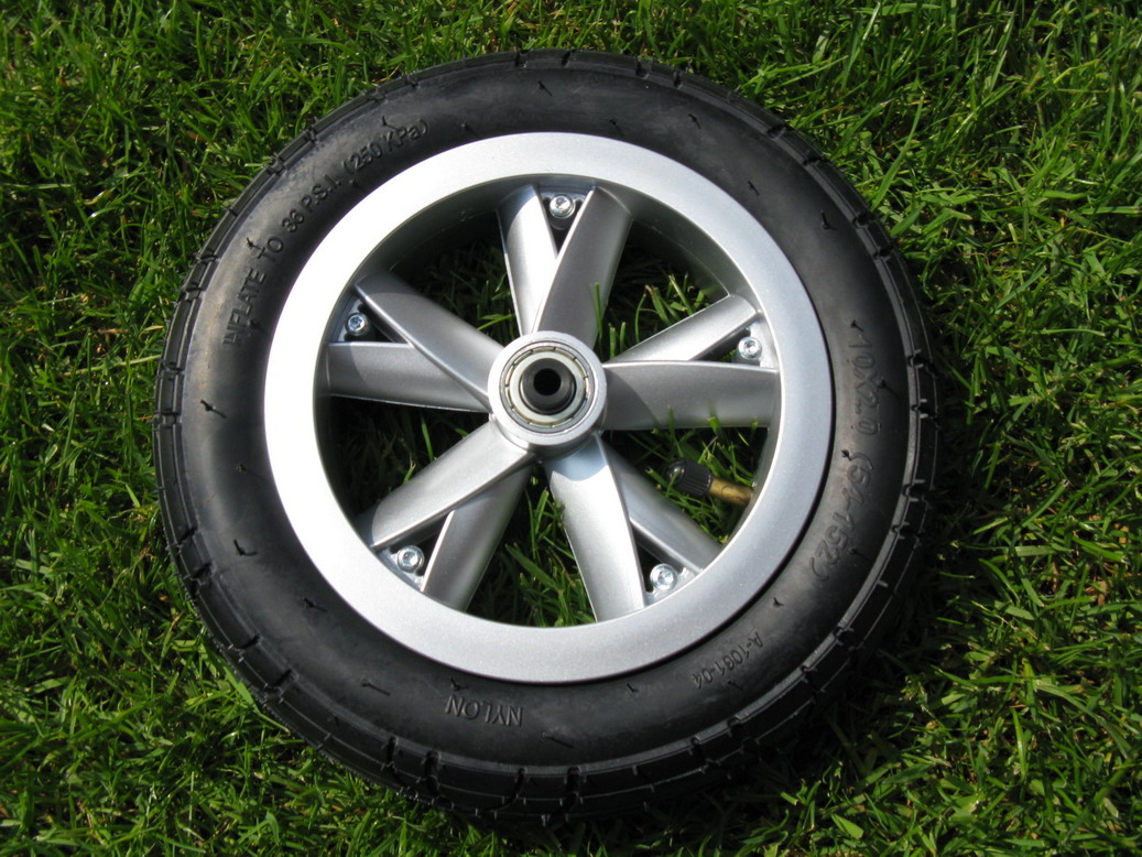 Kółko pompowane srebrne nożyce