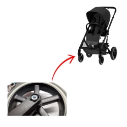 Naprawa kółka Cybex Balios S - montaż łożysk i osi skręcanej - 1 kółko przednie Naprawa kółka Cybex Balios S - montaż łożysk i osi skręcanej - 1 kółko przednie