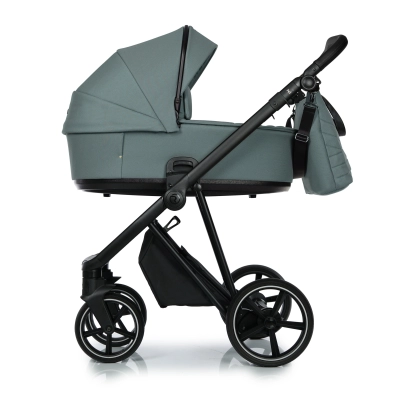 Wózek Roan Ivi 2w1 Pine Green 2.0, black