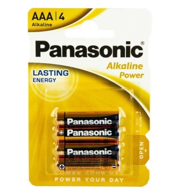 PANASONIC bateria AAA alkaliczna, LR03 (11649)