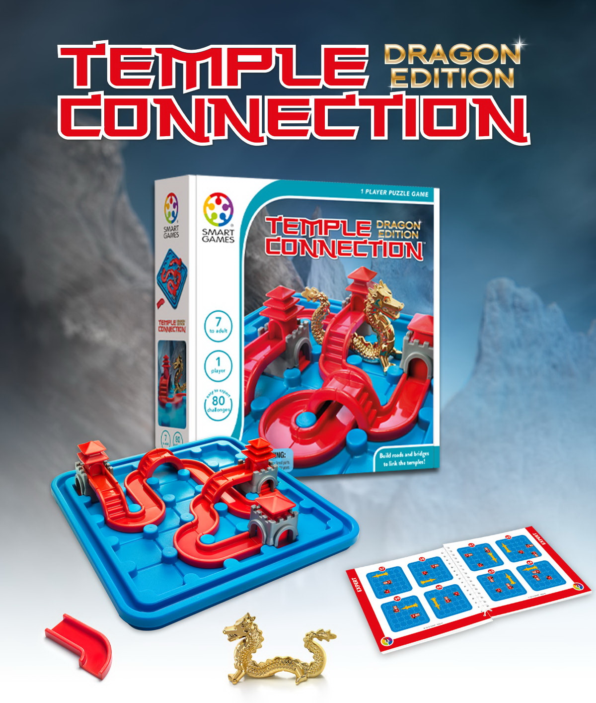 Smart Games SG283 - Temple Connection Dragon Edition