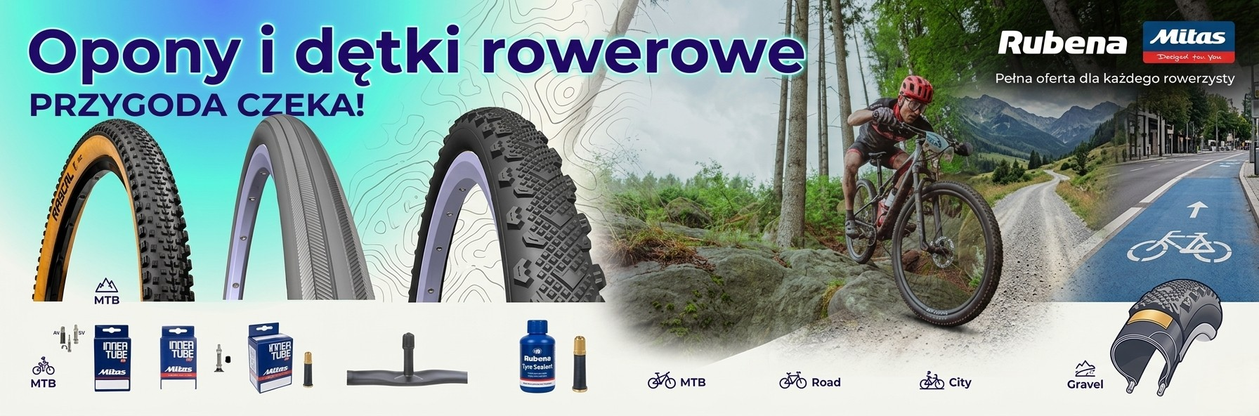 Opony i dętki do rowerów