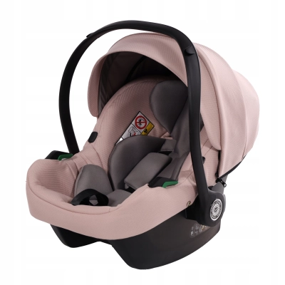 Naklejki na FOTELIK COSMO od Junama, emblematy SREBRNE 55mm - kpl 2 sztuki