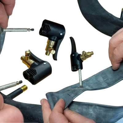 Szybkozłączka 8mm do pompki i kompresora | wentyl Schreder samochodowy AV, Presta | Spust ciśnienia