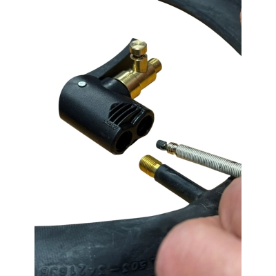 Szybkozłączka 8mm do pompki i kompresora | wentyl Schreder samochodowy AV, Presta | Spust ciśnienia