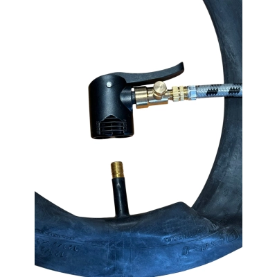 Szybkozłączka 8mm do pompki i kompresora | wentyl Schreder samochodowy AV, Presta | Spust ciśnienia