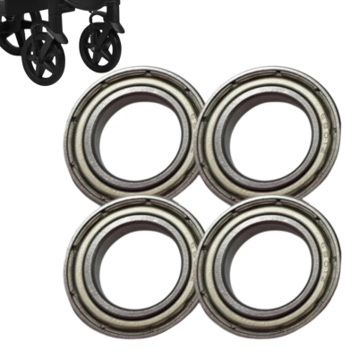 Zestaw naprawczy Łożyska + zacisk do przedniego koła wózka LIONELO