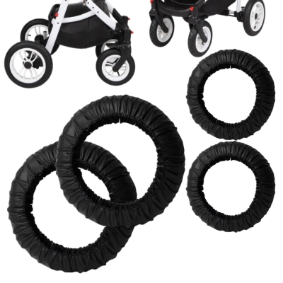 Pokrowce na koła Baby Merc Faster Neo Agat 10+12 cali – Zestaw 4 szt. – Polska Produkcja na rzep | osłonki, pokrowce