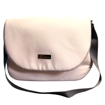 Oryginalna biała torba Roan Bass Soft – ekoskóra, powystawowa, stan bdb | T12