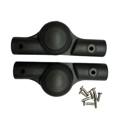 Regulacja podnóżka w spacerówce TAKO, okrągły - okrągły, komplet (2szt) SZARA